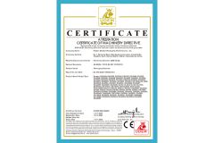 CE Certificate certificate of Foshan Dession Packaging Machinery Co., Ltd. – certificate photo, supplier certificates section