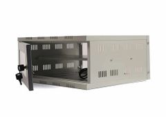 Steel LEPOSE Wall Mount DVR Rack, 2U Size 2U Color White Form Factor 2u Rack Depth 600mm Warranty 2 Years Material Gi Metal, - Image 3