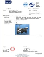 CE certificate for motor bike certificate from Hebei Leyou Bicycle Co., Ltd.