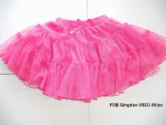 Girls Pure Cotton Knitted Baby Kids Skirt Origin China Season Summer Trademark Yihe Material Cotton Model NO. GD031 HS Code - Qingdao Adn Clothing Co., Limited