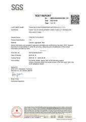SGS Certificate certificate from Taian Nuolian Engineering Materials Co., Ltd.