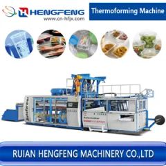 Cup Tilting Mould Thermoforming Machine Warranty 1 Year HS Code 84774090 Trademark HENGFENG Model NO. HFTF-80T Origin Ruian, China - Image 1