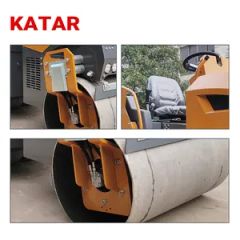 Large Scale (SDLR R50) Double Wheel Pavement Ride-on Road Roller with CE Approved - Image 4