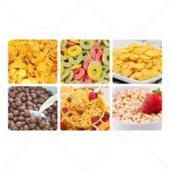 Breakfast Cereal Organic Puffed Cornflake Make Machine Small Maize Corn Flake Production Line Price - Image 6