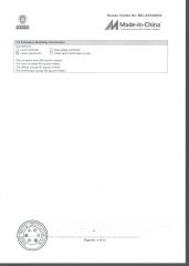 BV Verification certificate from Guangdong Huajian Medicine Instruments Co., Ltd.
