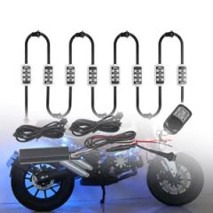 New Remote Control Controls Motorcycle Atmosphere Lights Car RGB Color Light Bar - Image 4