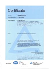 ISO9000 certificate from Golden Bloom Ltd.