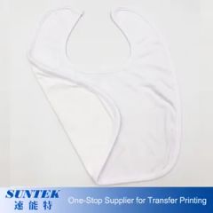 Sublimation Blank Polyester Baby Bibs - Image 6