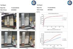 4 HOURS FIRE RESISTANT ASTM E1966-15(R2019) certificate from Nanjing MEISHUO Building Materials Co., Ltd.