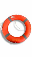 Orange High-density Polyethylene Lifebuoy Rescue Tube Shape O Brand TFI Color Orange Weight As per IS Body Thickness As per - Image 2