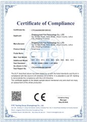 CE LVD certificate from Guangdong Alxd Intelligent Technology Co, Ltd.