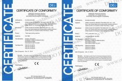 CE CERTIFICATE2 certificate from DONG GUAN DO HEARTS TECHNOLOGY CO.,LTD.