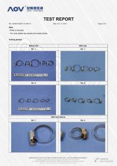 Salt Spray Test for Hose Clamps-4 certificate from Wenzhou Meters Int'l Trade Co., Ltd.