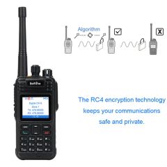 Waterproof Long Range Two Way Radios Portable Handheld VHF UHF Radio with Bluetooth - Image 5