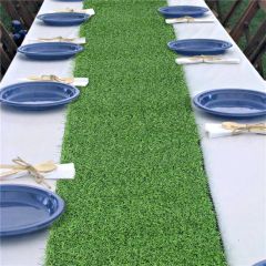 Artificial Grass Table Runners Synthetic Grass Table Runner Origin China Trademark DR Type Decorative Usage Home, Hotel Technics Jacquard - Image 1