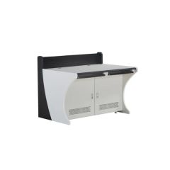 Office Furniture Display Support Workstation LED Light Command Center Computer Console Desk Security Operating Platform Tables - Image 1