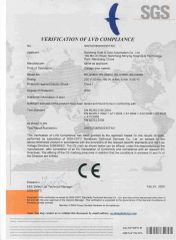 GARAGE DOOR OPENER,G5800,G6800,G7800,G8800(LVD OF CE) certificate from BISEN SMART ACCESS CO., LTD.