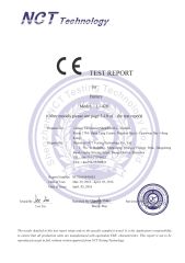CE certificate from Galaxy Electronics (Shenzhen) Co., Ltd.