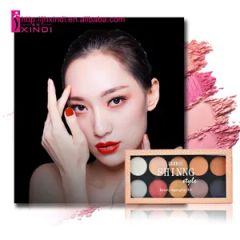 10 Colors Eye Shadow Pallete Usage Skin Form Powder Origin China Trademark OEM Used for Women Model NO. ES854 HS Code - Image 3