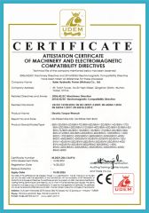 CE for Electric Torque Wrench certificate from Baier Hydraulic Power (Wuhan) Co., Ltd.