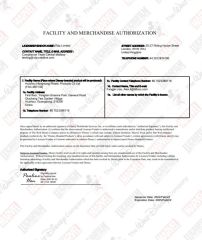 FAMA certificate from Huizhou Shenghui Plastic Product Co., Ltd
