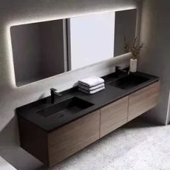 Bathroom Corner Shelf Shower Caddy Wall Mounted Black Bathroom Shelves Toilet Towel Rack Space Aluminum Towel Rack - Shuyang Yingjie Kitchen & Bath Co., Ltd.