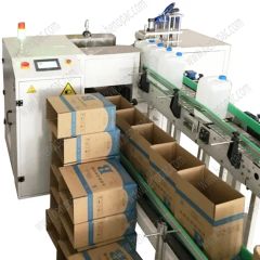 High-Speed Automatic Drop Type Vertical Case Packer for Bottles Bags Pouches Carton Packing - Image 1