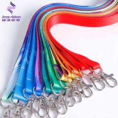 Custom Printed Neck Polyester Lanyard with Logo Keychain Lanyards - Image 4