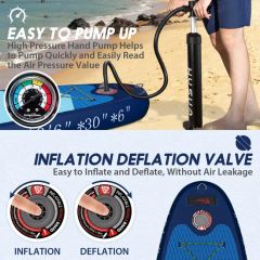 Custom 10 6FT Inflatable Paddle Board for Surfing and Yoga - Image 5