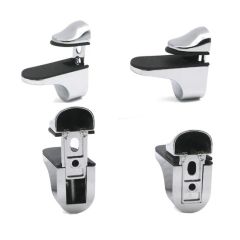 Woodfloating Glass Shelf Brackets Easy to Install Shelf Wall Brackets - Image 1