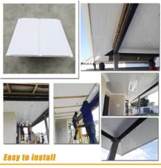 Techos Pre Fabricados 200X7X5950mm Strip Plastic PVC Ceiling for Peru - Image 5
