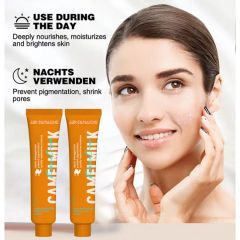 Private Label Best Selling Moisturizing Whitening Reduces Fine Lines Rejuvenating Camel Milk Face Cream - Image 4