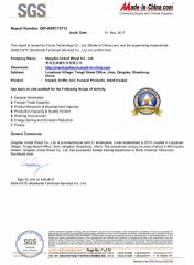 Urand Casket passed SGS inspection certificate of Qingdao Urand Wood Co., Ltd. – certificate photo, supplier certificates section