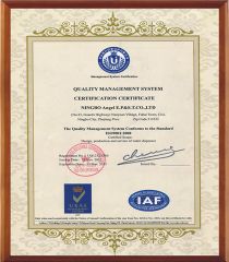 IAF certificate from Ningbo Ispuring Intelligent Technology Co., Ltd.