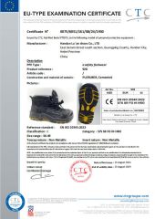 Our certificates certificate from Handan City Lu an Shoes Co., Ltd