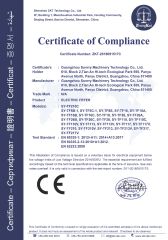 CE Certificate certificate from Guangzhou Sunrry Kitchen Equipment Co., Ltd.