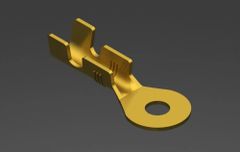 LA 103 Ring Terminal Brand TIEA Material Brass Thickness 0.50mm Packaging Type Spool Part Number Tla103-tx-xx-lf Usage/Application - Image 1