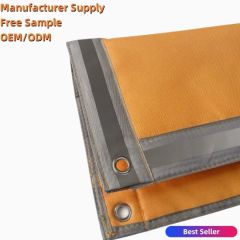Square Coated Fire Pit Mat, Used for Outdoor Barbecue, Family Gatherings, Welding Protection, Camping and Other Fire Prevention and Drainage - Image 1