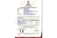 CE certificate certificate from Ningbo Zikai Electrical Appliance Co., Ltd.