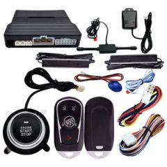 Pke Keyless Entry Car Alarms Remote Start Engine Button Start Stop Ignition System - Image 1