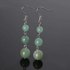 Semi Precious Stone Natural Crystal Earring - Image 5