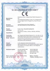 CE Declaration certificate from Changsha Renji Medical Equipments Co., Ltd.