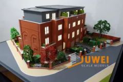 3D Physical Villa House Scale Model with Customized Color and Lighting (JW-23) - Image 1