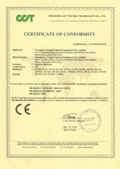 Product Certificate certificate from Guangzhou Boyne Kitchen Equipment Co., Ltd.