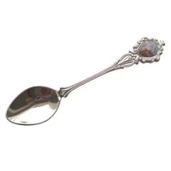 Souvenir Spoon, Gift Spoons (FTSS2554) Trademark FT Origin China Thickness 2.0 Style Fashion Plating Silver Size 4.8 Inches - Image 5