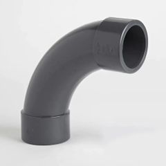 UPVC 2.5inch PVC Pipe Bends, Bend Radius: 1.5D Material PVC Color Dark Grey Bend Radius 1.5D Size/Diameter 2.5inch Usage/Application Plumbing - Image 1
