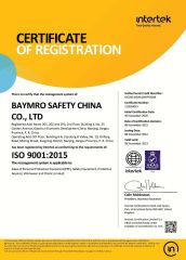 ISO 9001 certificate from Baymro Safety China Co., Ltd.