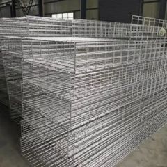 High Quality Galvanized Steel Wire Mesh Cable Tray Bracket with Connector Accessories - Image 4