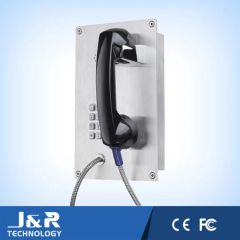 VoIP Flush-Mount Rugged Telephone, Marine Center Phone, Service Phone - Image 1