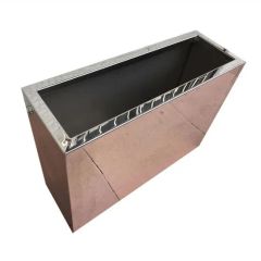 Powder Coating Custom Colour Rectangular Metal Home Decoration Planters - Image 4